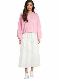 TJW Poplin Tiered -maksihame