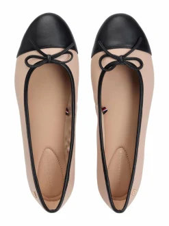 Toe Cap -nahkaballeriinat