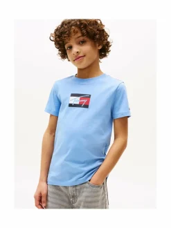 Tommy Script Flag t-paita