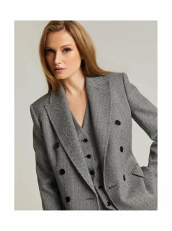 Traci W herringbone -bleiseri