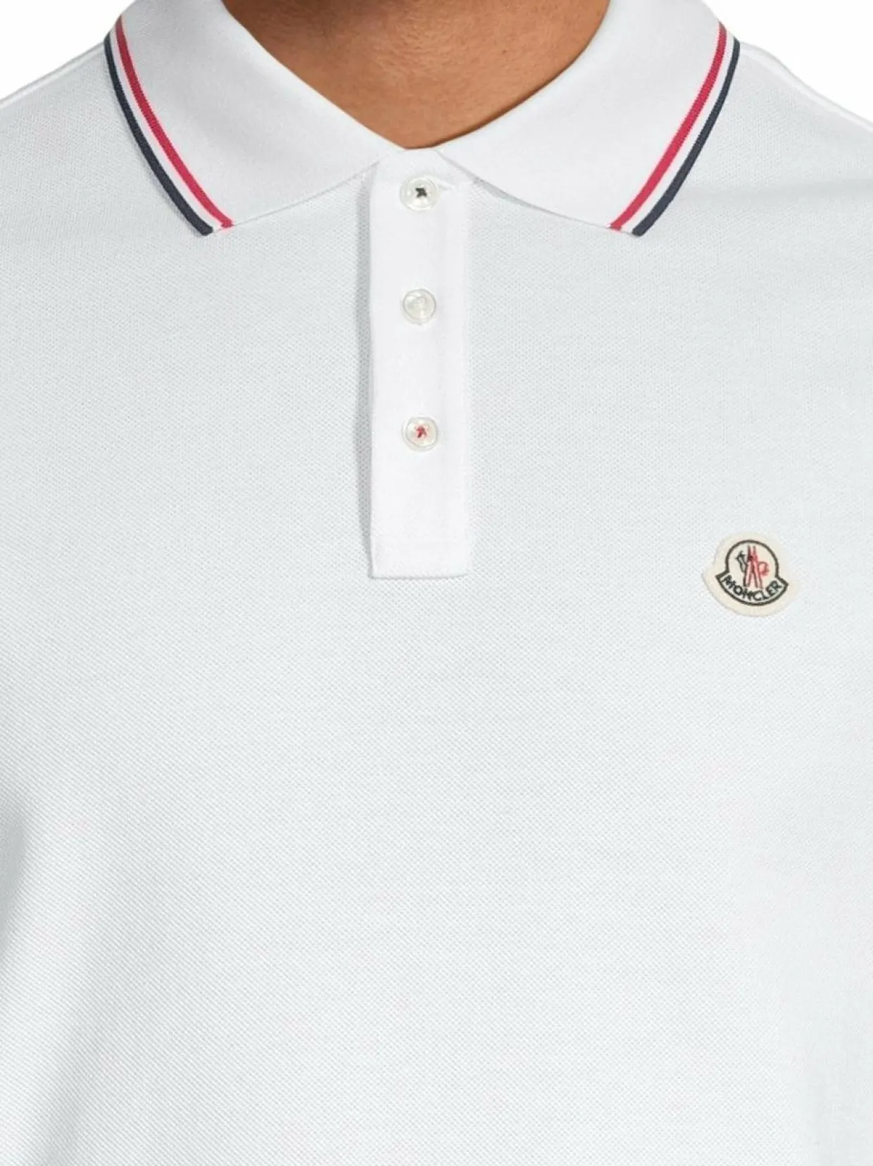 Tricolour Trimmed -pikeepaita