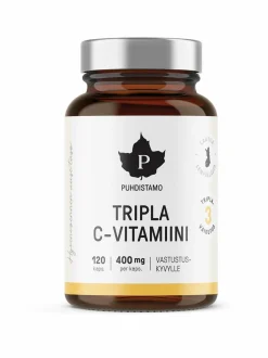 Tripla C-vitamiini 400 mg -ravintolisä 120 kaps.