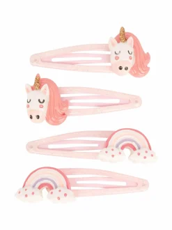 Unicorn-hiuspinnit 4 kpl