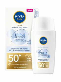 UV Face Triple Protection Fluid SPF50+ -aurinkovoide kasvoille 40 ml
