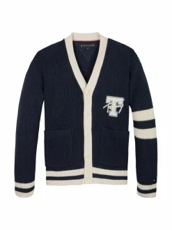 Varsity Graphic V-Neck -neuletakki