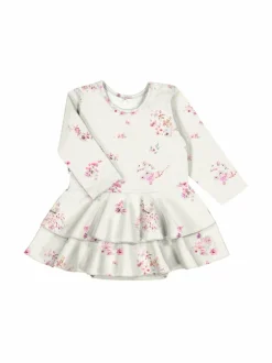 Vauvan printtikuvioitu frillamekko