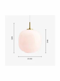 VL45 Radiohus Pale Rose -riippuvalaisin