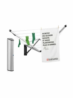 WallFix -seinäkiinnitteinen pyykinkuivausteline