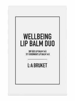 Wellbeing Lip Balm Duo -huulivoidepakkaus, 2x14g