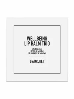 Wellbeing Lip Balm Trio -huulivoidepakkaus, 3x14g