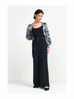 Wide Leg -prässihousut