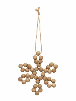 Wooden Snowflake -joulukoriste