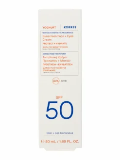 Yoghurt Sunscreen Face + Eyes Gel-Cream SPF 50 -geelivoide