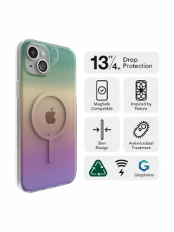 Zagg Milan Snap - helmiäisväri suojakuori iPhone 15 Plus/14 Plus